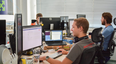 pohled do kanceláře profiq